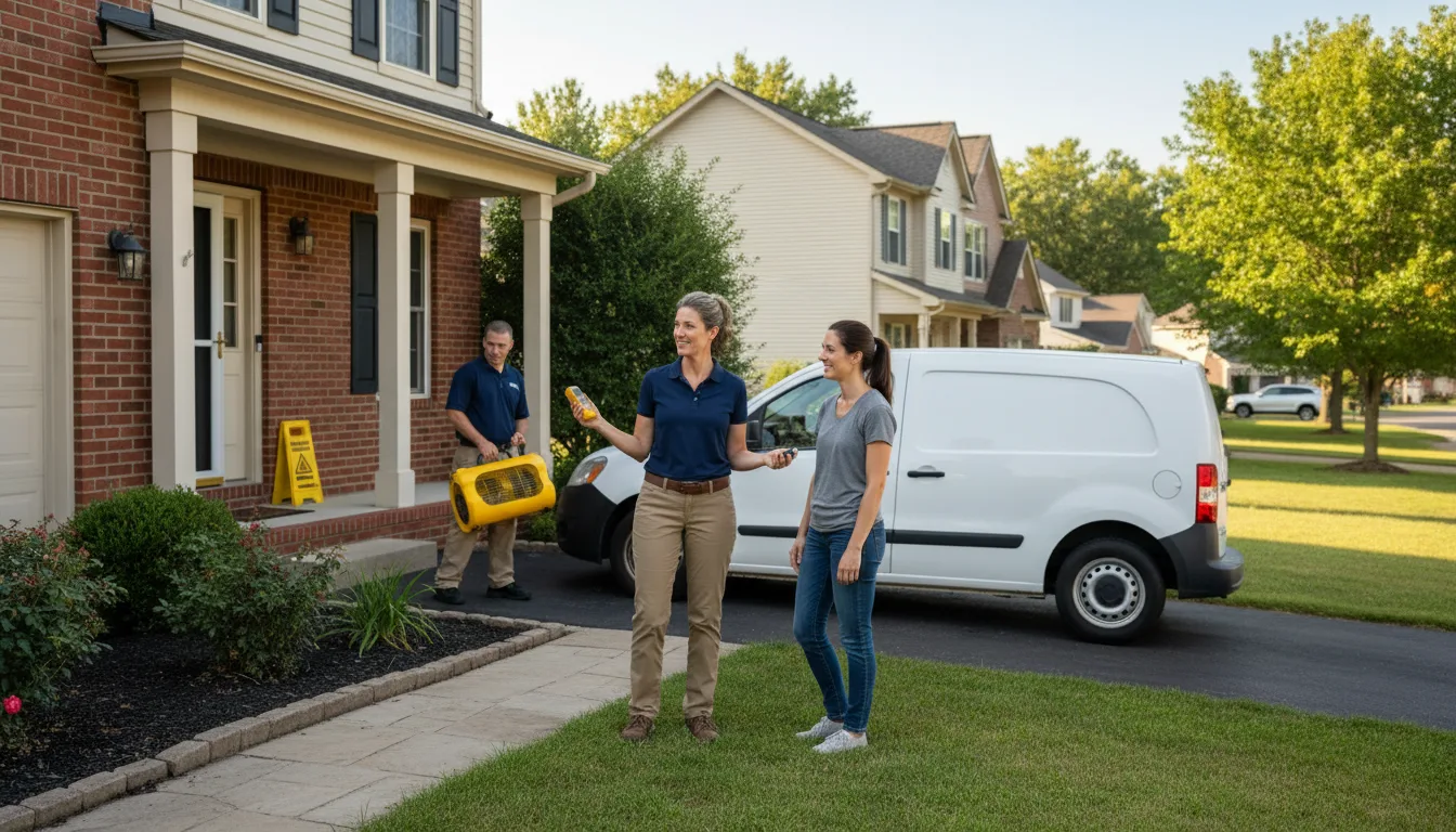 Water restoration image for Dehumidification And Cleanup Services in Plains, KS